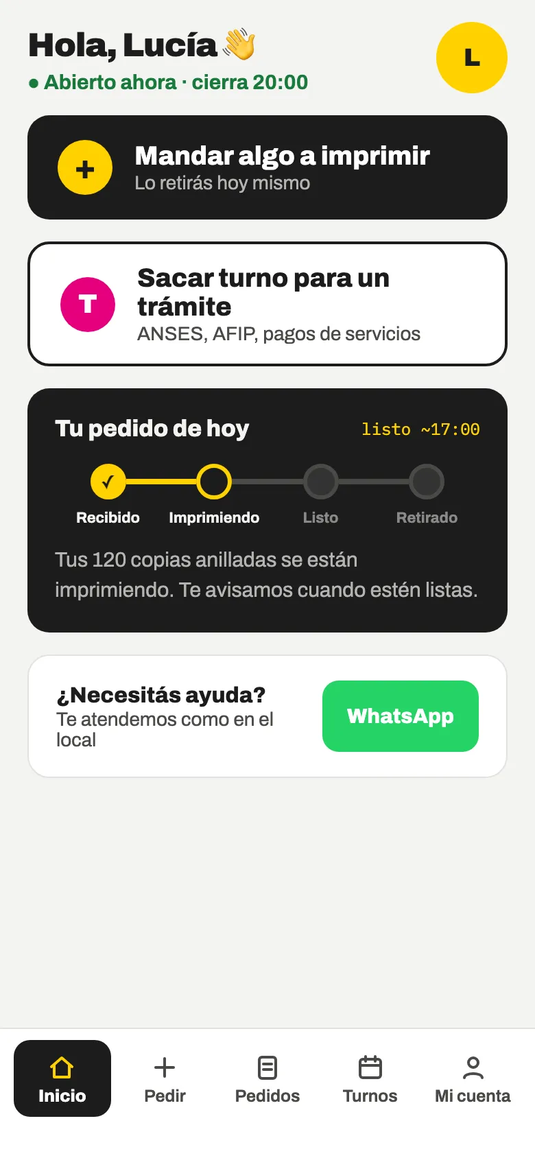 Client app