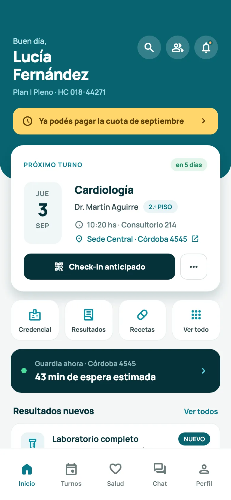 Mi HPC, patient app